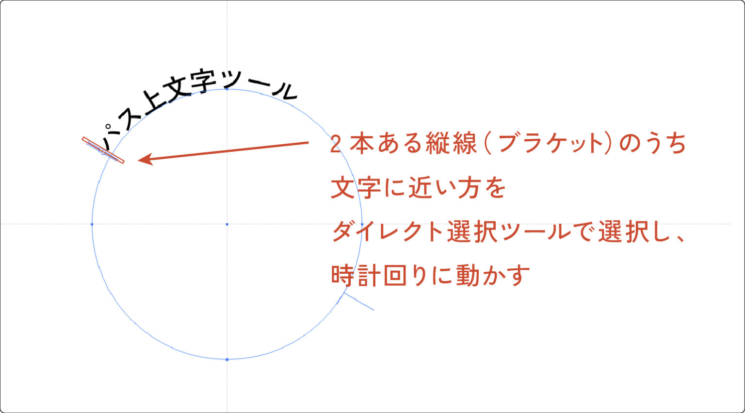 【Adobe illustrator】円やパスに沿って文字を配置する方法