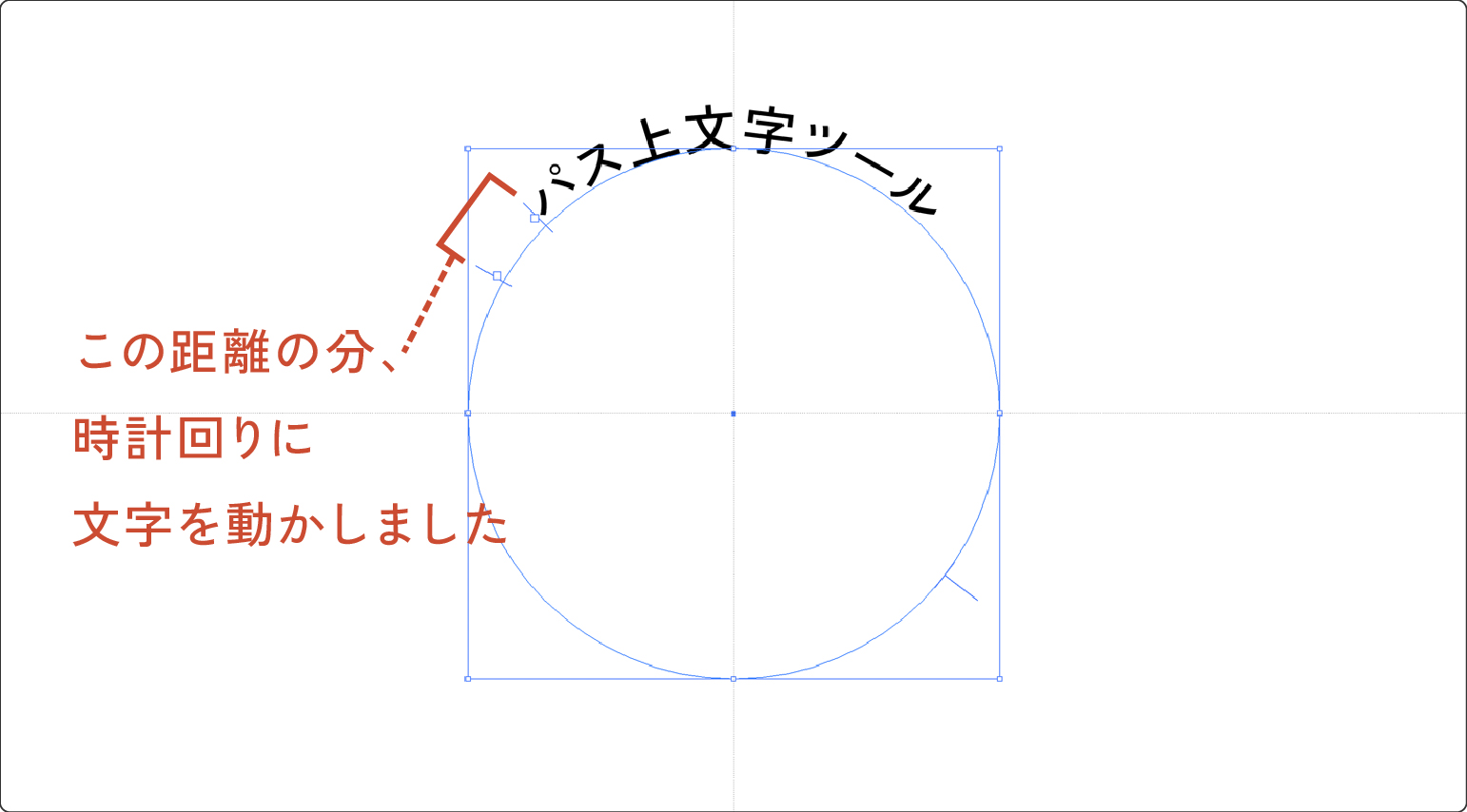 【Adobe illustrator】円やパスに沿って文字を配置する方法